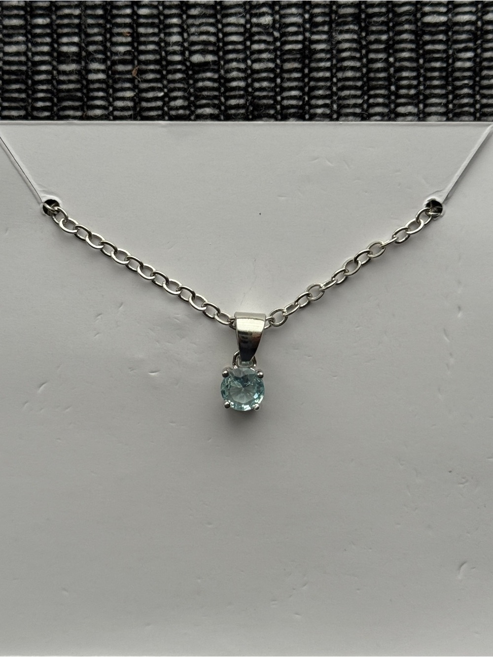 EFFY Princess Cruise Light Blue Pendant Necklace 18” #6